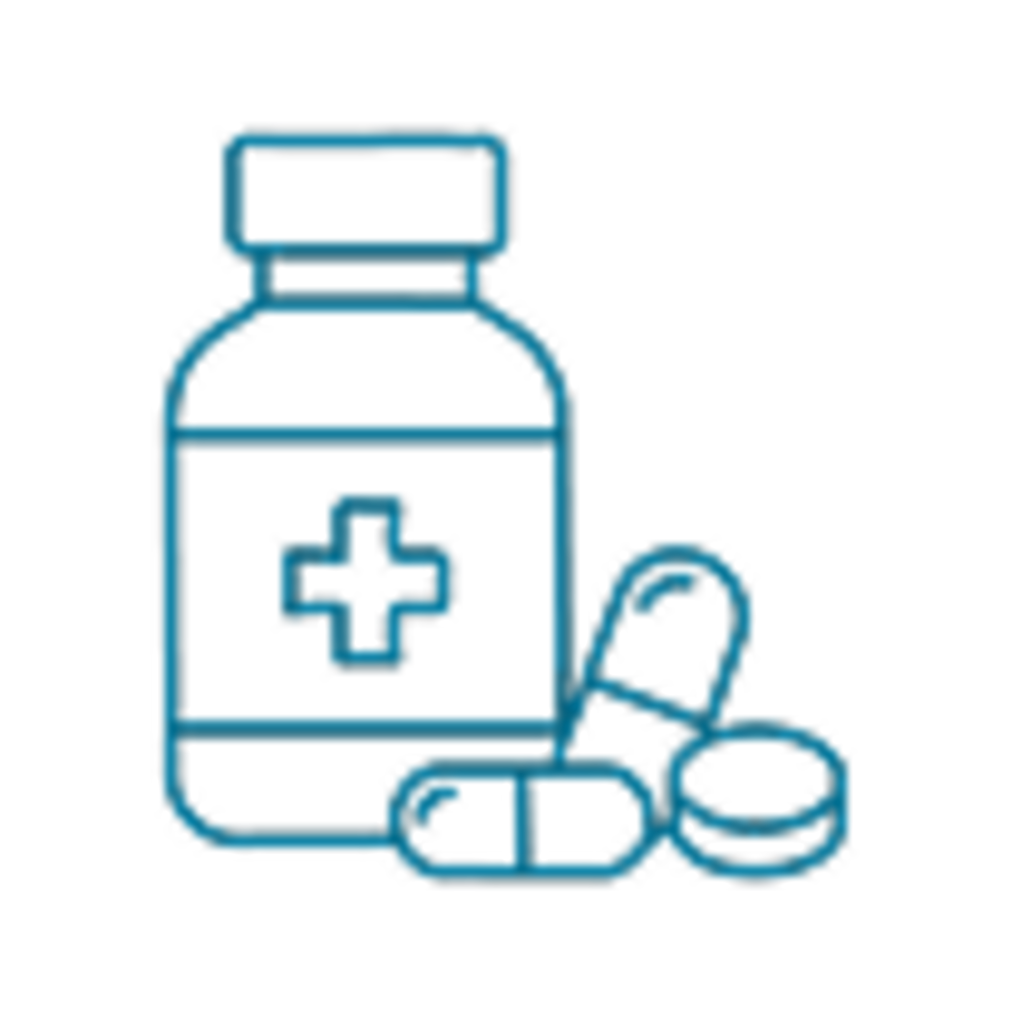 icona con pillole medicinali
